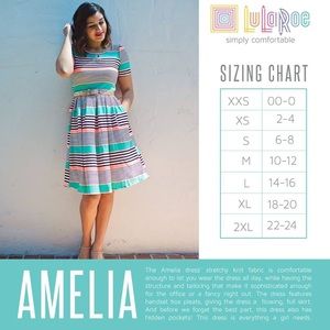 LuLaRoe Dresses - Xl Lularoe Amelia LuLaRoe Dresses - Xl Lularoe Amelia